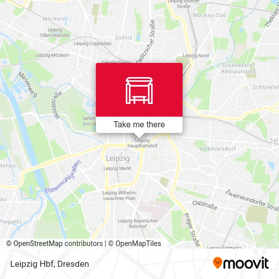 Leipzig Hbf map