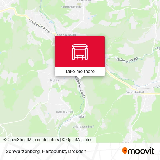 Карта Schwarzenberg, Haltepunkt