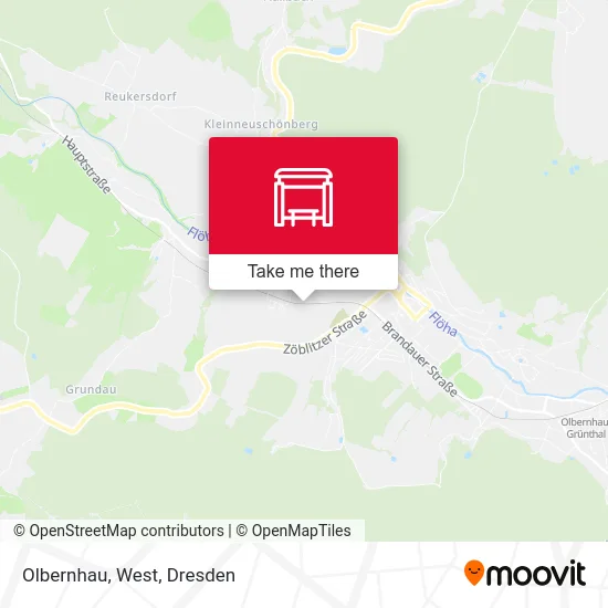 Карта Olbernhau, West