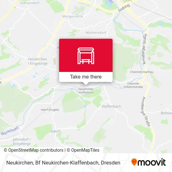 Карта Neukirchen, Bf Neukirchen-Klaffenbach