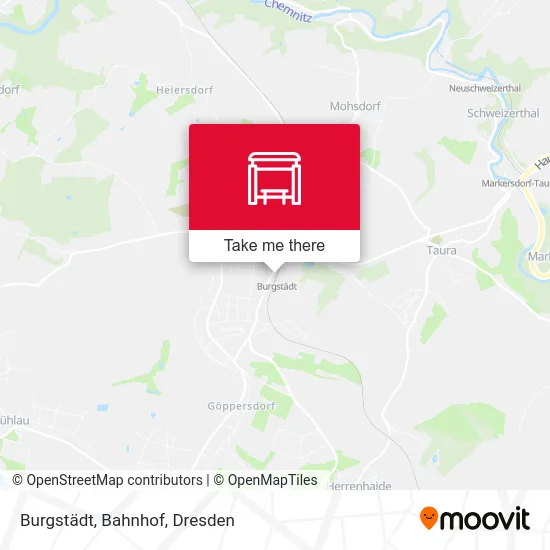 Burgstädt, Bahnhof map