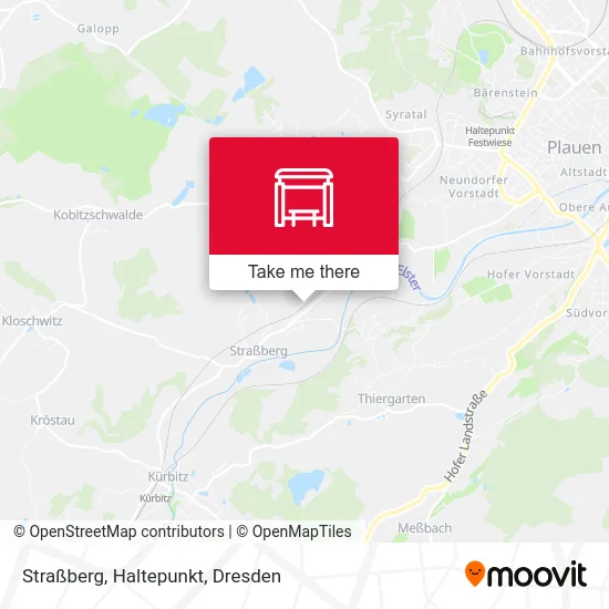 Карта Straßberg, Haltepunkt