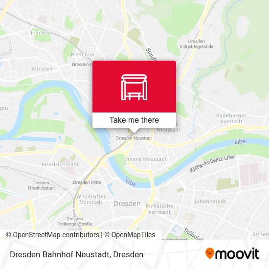 Карта Dresden Bahnhof Neustadt