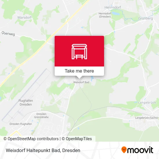 Карта Weixdorf Haltepunkt Bad