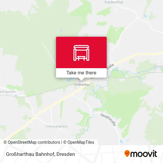 Карта Großharthau Bahnhof