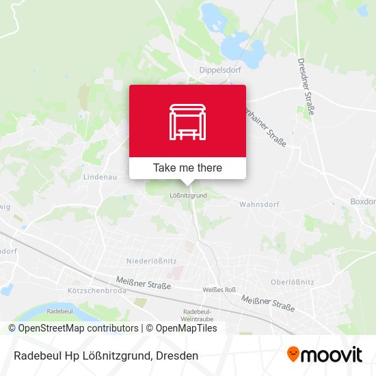 Карта Radebeul Hp Lößnitzgrund