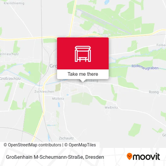 Карта Großenhain M-Scheumann-Straße