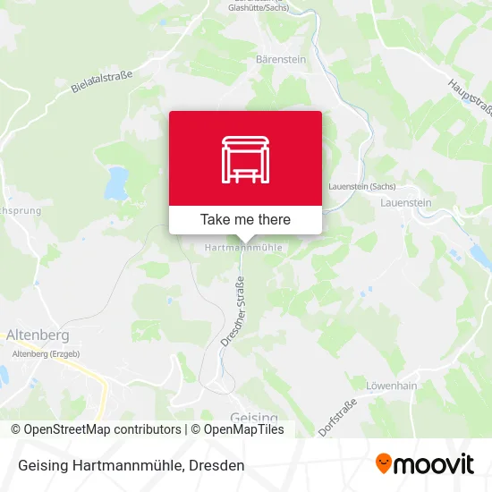 Карта Geising Hartmannmühle