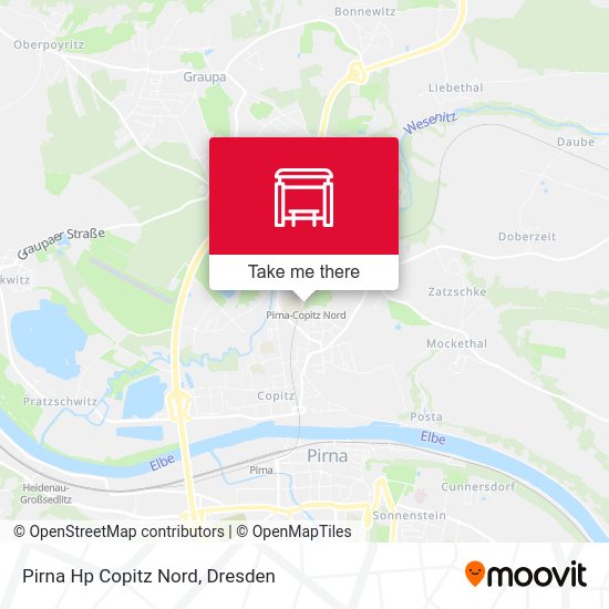 Карта Pirna Hp Copitz Nord