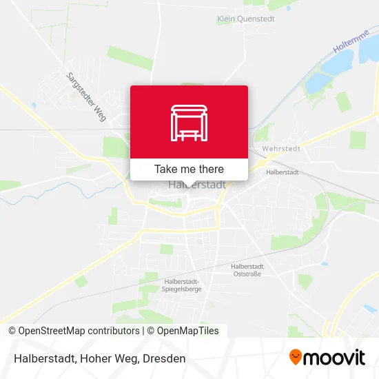 Карта Halberstadt, Hoher Weg