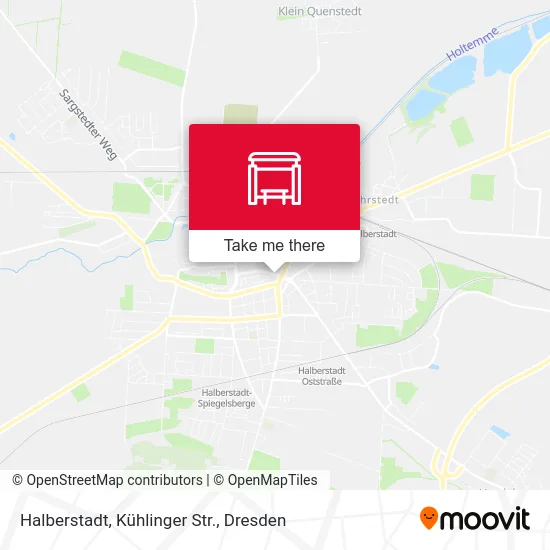 Карта Halberstadt, Kühlinger Str.
