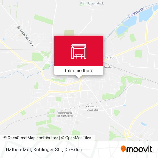 Карта Halberstadt, Kühlinger Str.