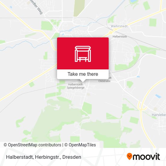 Карта Halberstadt, Herbingstr.