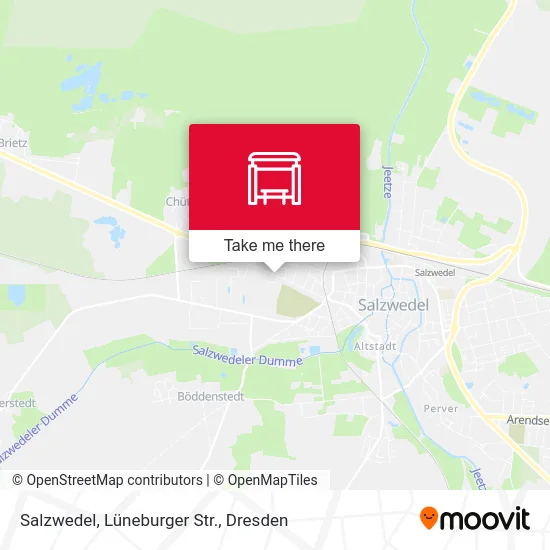 Карта Salzwedel, Lüneburger Str.