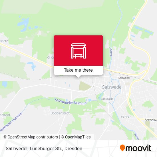 Карта Salzwedel, Lüneburger Str.