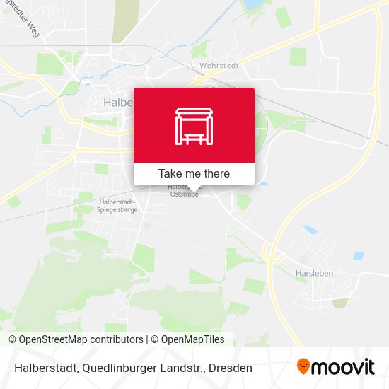 Карта Halberstadt, Quedlinburger Landstr.