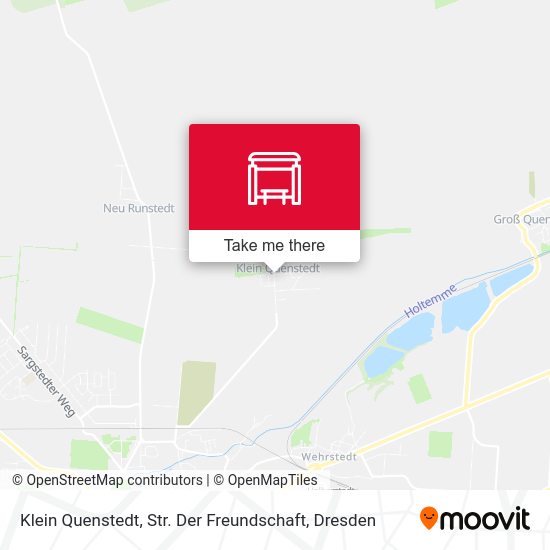 Карта Klein Quenstedt, Str. Der Freundschaft