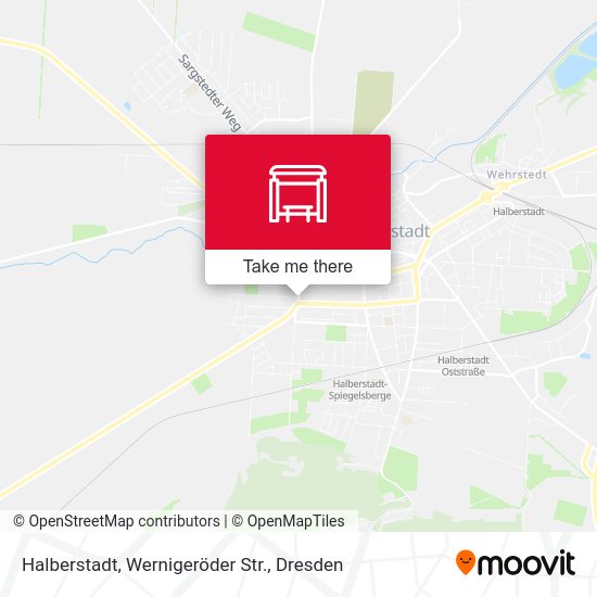 Карта Halberstadt, Wernigeröder Str.