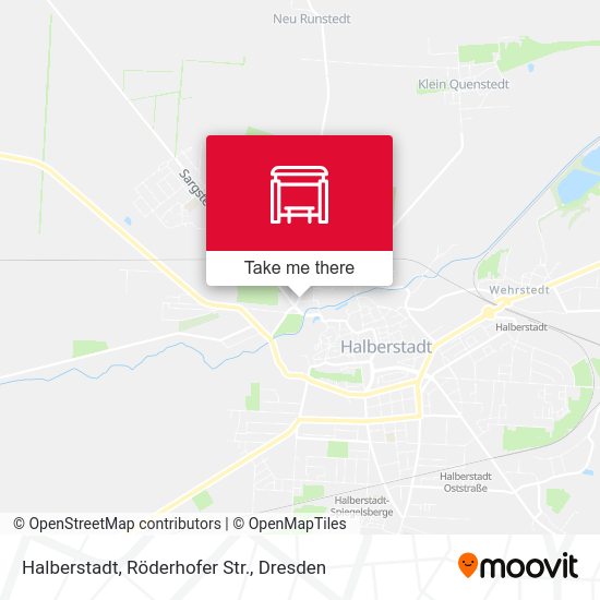Карта Halberstadt, Röderhofer Str.