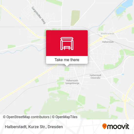 Карта Halberstadt, Kurze Str.