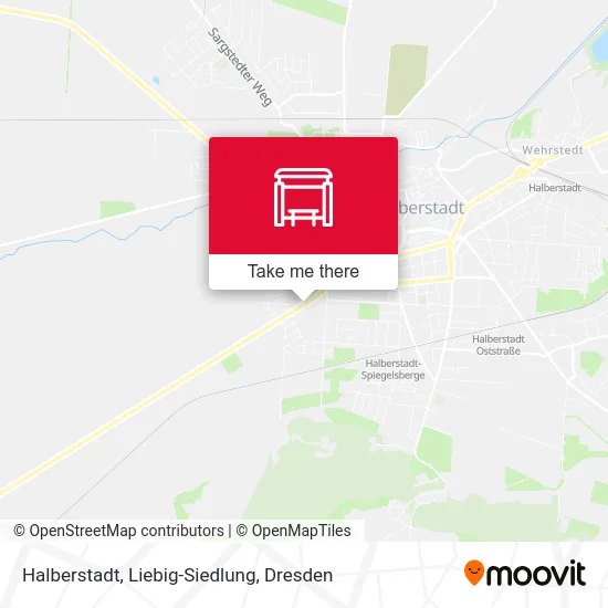 Карта Halberstadt, Liebig-Siedlung