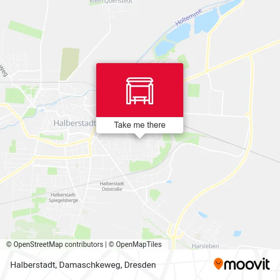 Карта Halberstadt, Damaschkeweg