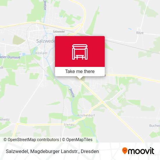 Карта Salzwedel, Magdeburger Landstr.