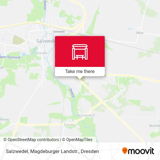 Карта Salzwedel, Magdeburger Landstr.