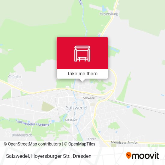 Карта Salzwedel, Hoyersburger Str.