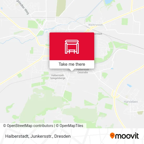 Карта Halberstadt, Junkersstr.