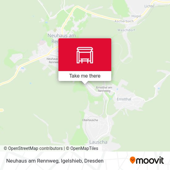 Карта Neuhaus am Rennweg, Igelshieb