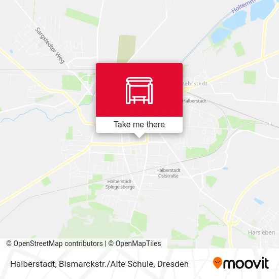 Карта Halberstadt, Bismarckstr. / Alte Schule