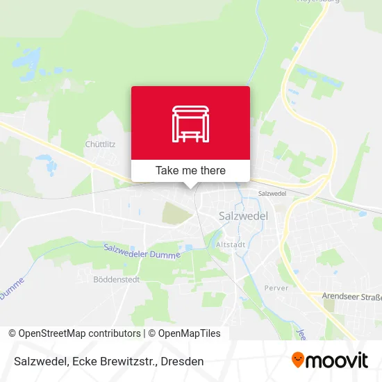 Карта Salzwedel, Ecke Brewitzstr.