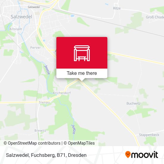 Карта Salzwedel, Fuchsberg, B71