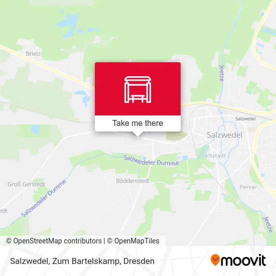 Карта Salzwedel, Zum Bartelskamp