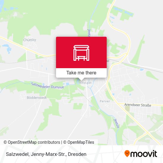 Карта Salzwedel, Jenny-Marx-Str.