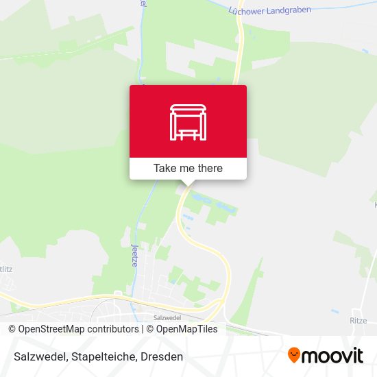 Карта Salzwedel, Stapelteiche