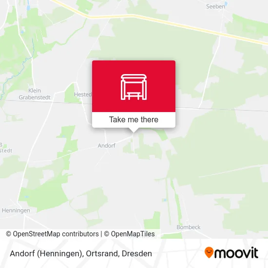 Карта Andorf (Henningen), Ortsrand