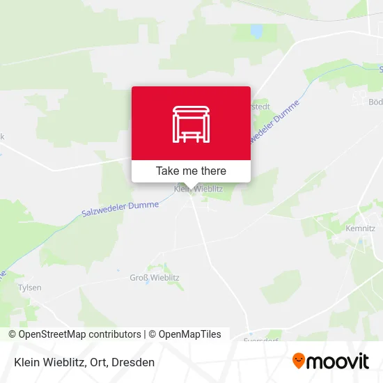 Карта Klein Wieblitz, Ort