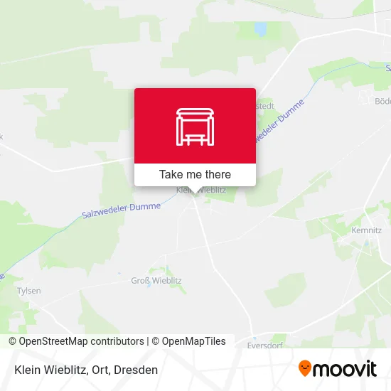 Карта Klein Wieblitz, Ort