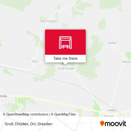 Карта Groß Chüden, Ort