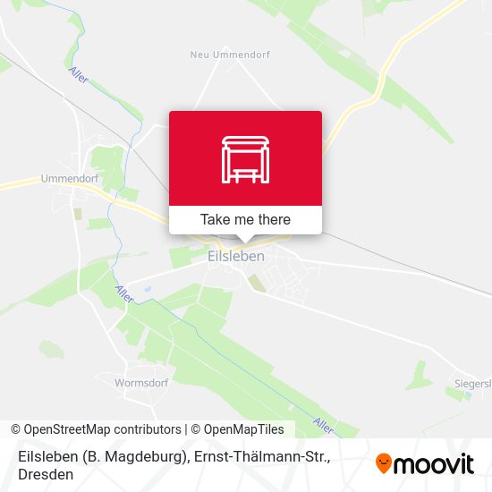 Карта Eilsleben (B. Magdeburg), Ernst-Thälmann-Str.