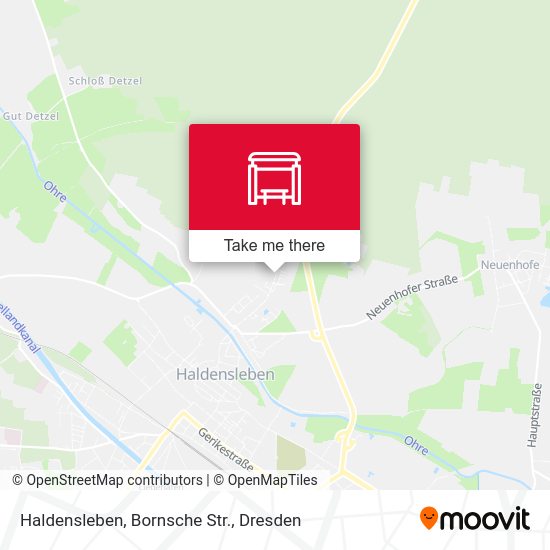 Карта Haldensleben, Bornsche Str.