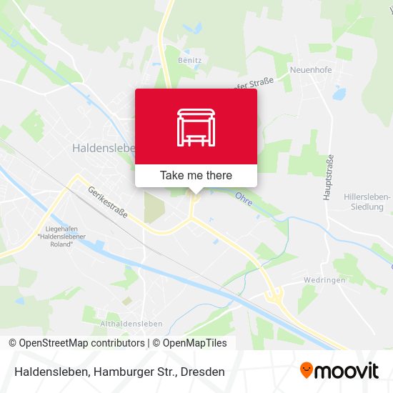 Карта Haldensleben, Hamburger Str.