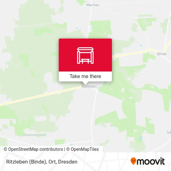 Ritzleben (Binde), Ort map