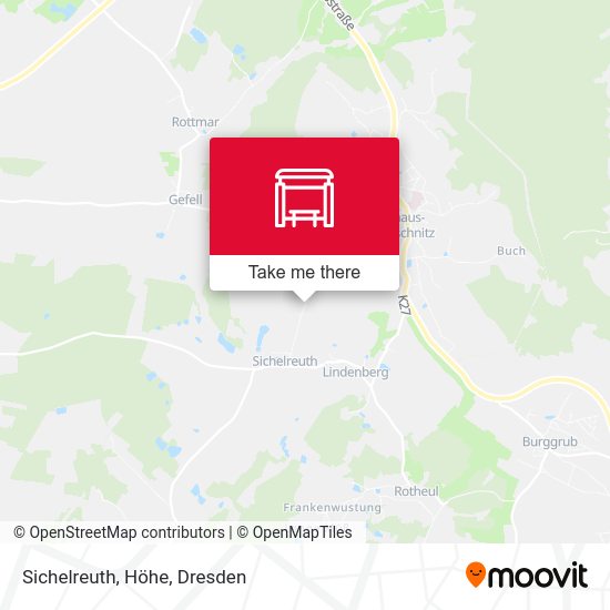 Карта Sichelreuth, Höhe