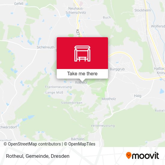 Карта Rotheul, Gemeinde