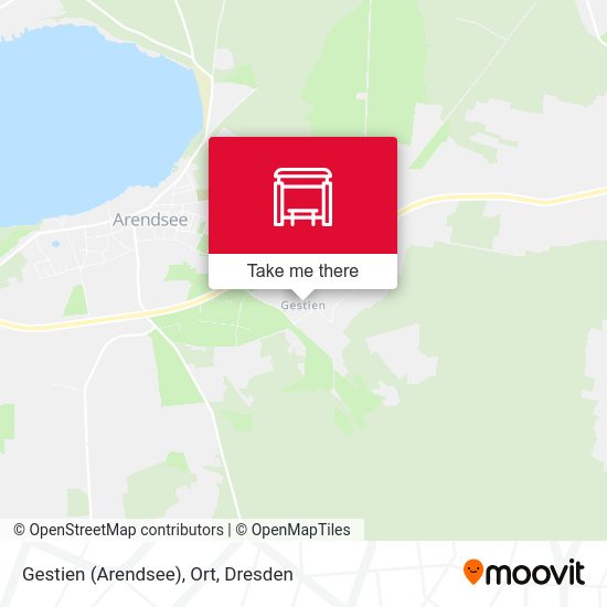 Карта Gestien (Arendsee), Ort