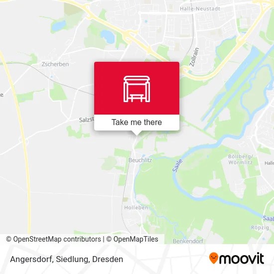 Карта Angersdorf, Siedlung