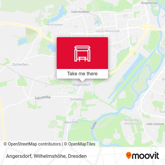 Карта Angersdorf, Wilhelmshöhe